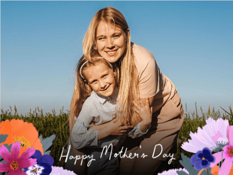 mother's day card border