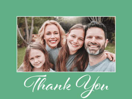 thank you card