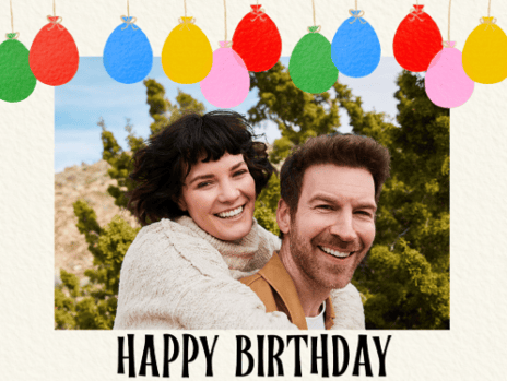 happy birthday photo upload