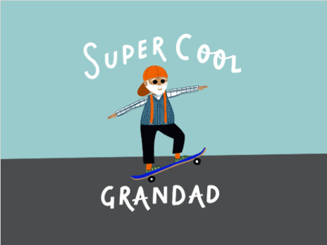 2022 kaytrain father'sday skateboard grandfather19