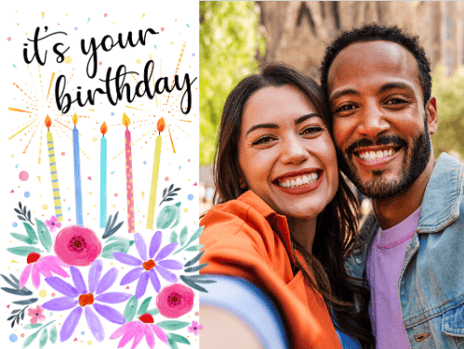 happy birthday flowers