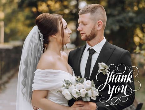 thank you wedding