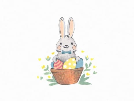 easter card bunny