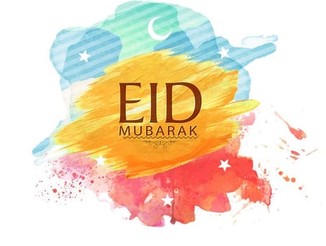 2021 eid watercolours beautiful&contemporary
