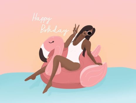 2022 birthday beckywood flamingo