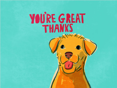 2021 thank you alisonwatson dog thanks