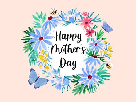 mother's day card butterflies