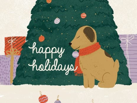 2023 christmas jenna dog happyholidays