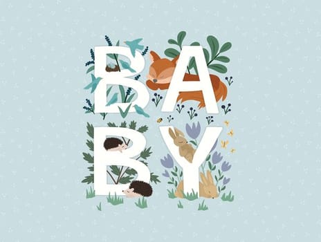 2023 newbaby emily text flowers