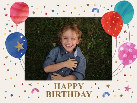 happy birthday balloon