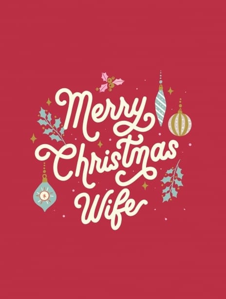 2021 christmas wife