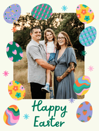 easter card photo upload