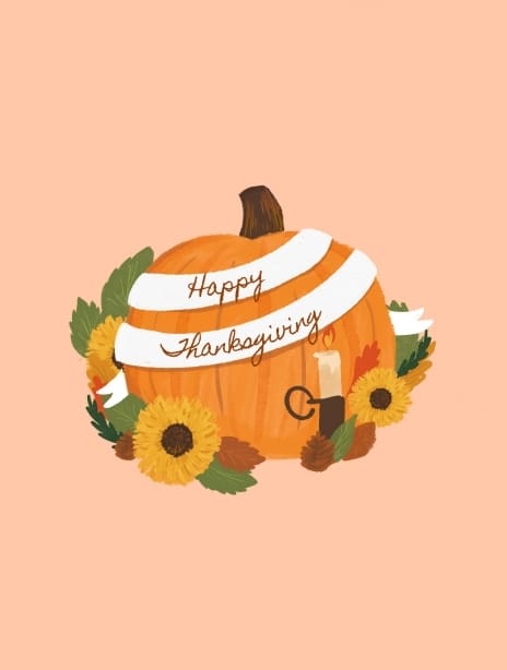 2020 thanksgiving pumpkincandle