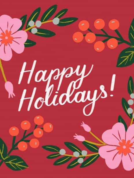 2021 christmas floral