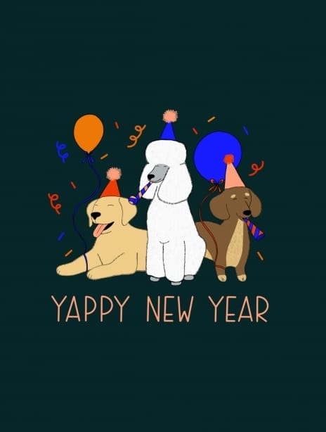 2022 newyear kaytrain dogs