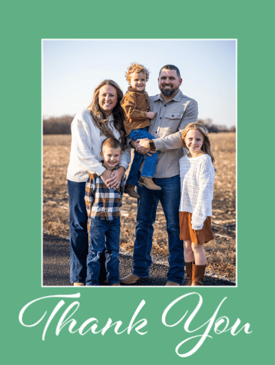 thank you card