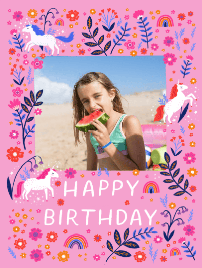 2025 birthday frame 110