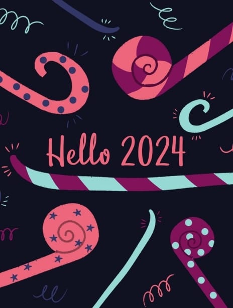 2023 newyear yvonne hello2024