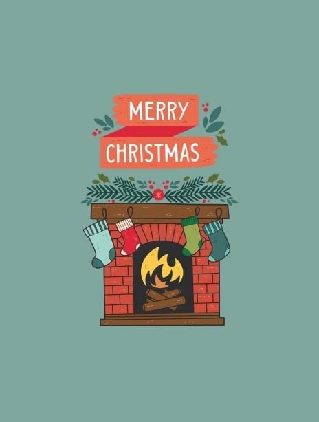 2022 christmas fireplace 5