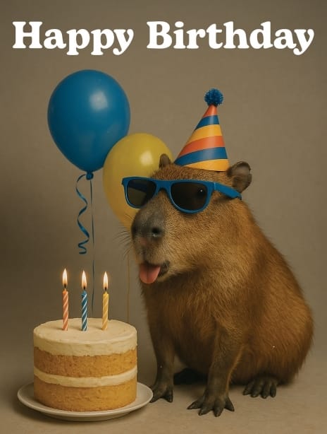 2025 birthday ai capy