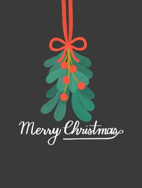 2021 christmas mistletoe