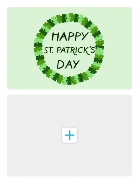 st.patrickday card