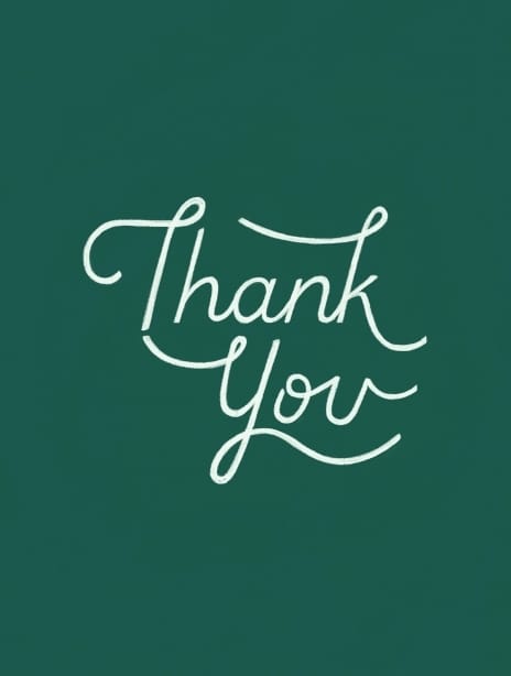 2020 thankyou generic green-dark beautiful&contemporary