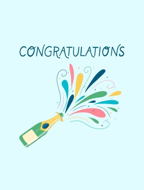2022 congratulations lorimalkhassian champagne