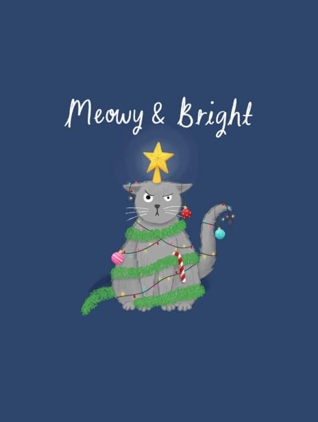 2022 christmas chloeevans meowy