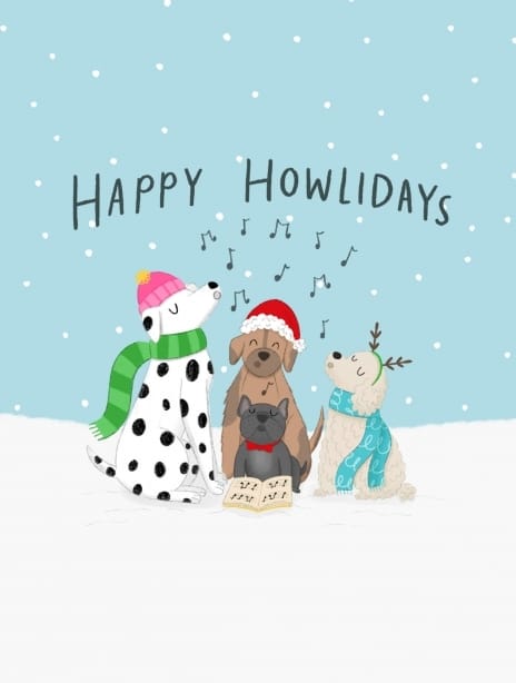 2022 christmas musical dogs beautiful&contemporary