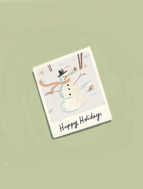 2020 christmas snowman 1