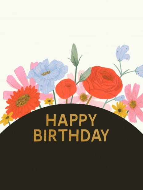 2023 birthday hannahbottino flowers&goldentext