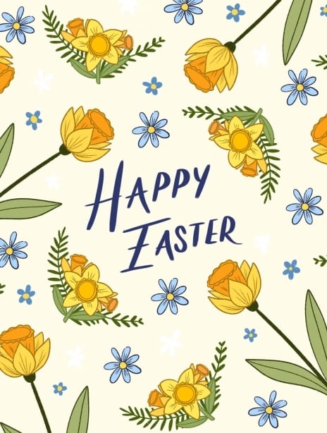 2025 easter kaytrain daffodils
