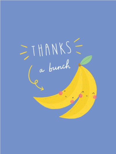 2023 thankyou sorcha banana