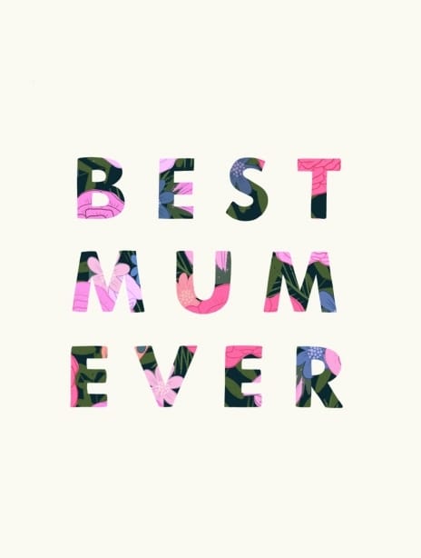 mother's day card best mum