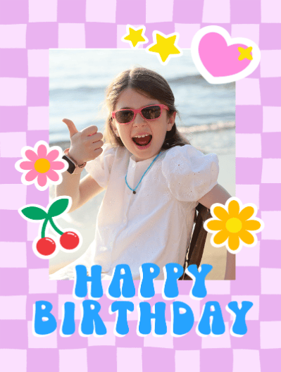 2025 birthday frame 130