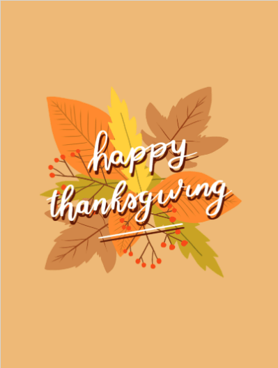 2022 thanksgiving kaytrain leaves