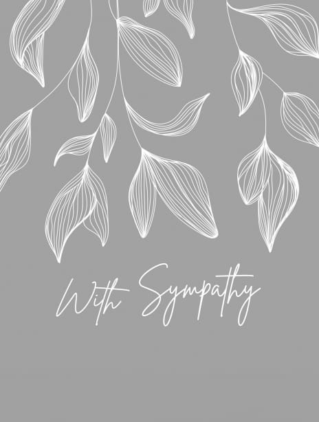 2024 sympathy bruna thinkingofyou leaves