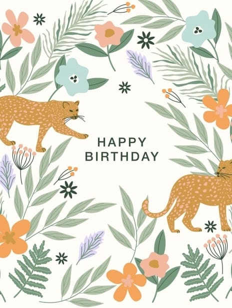2023 birthday sumana leopard flower