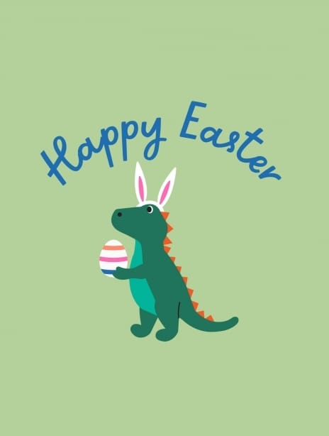 2021 easter t-rex