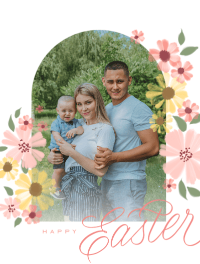 easter card photo upload