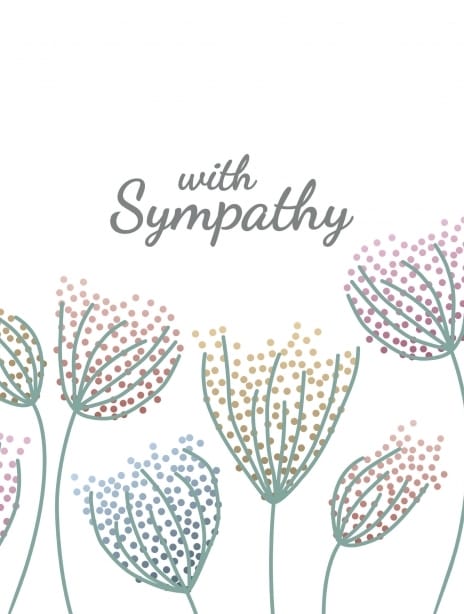 sympathy card