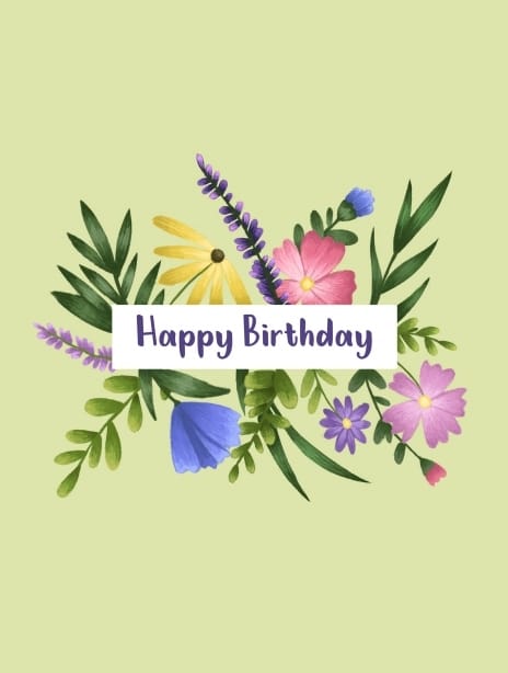 2023 birthady yvonne floral