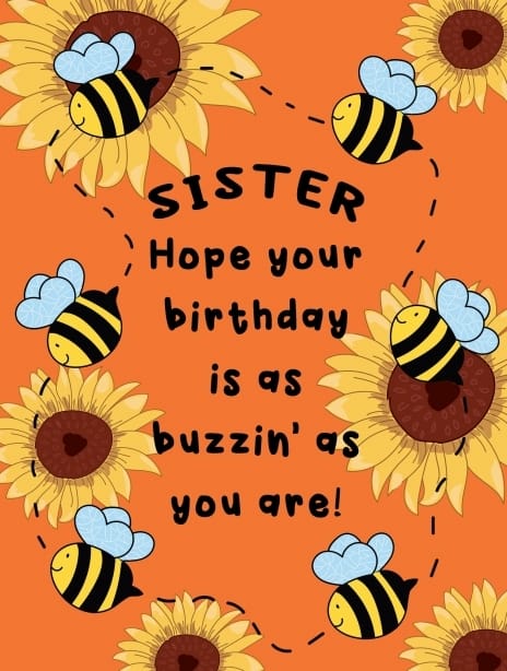 2025 birthday lauralonsdale bee sister