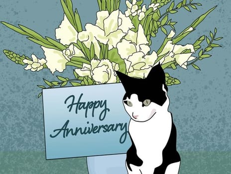 2022 anniversary clairehuntley flowers cat&flowers