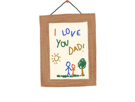 2022 father'sday hannahbottino photoframe