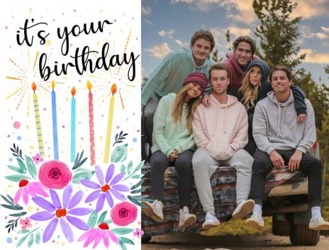 happy birthday flowers