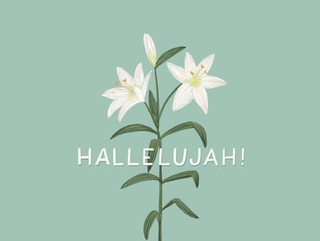 2021 easter hallelujah flowe
