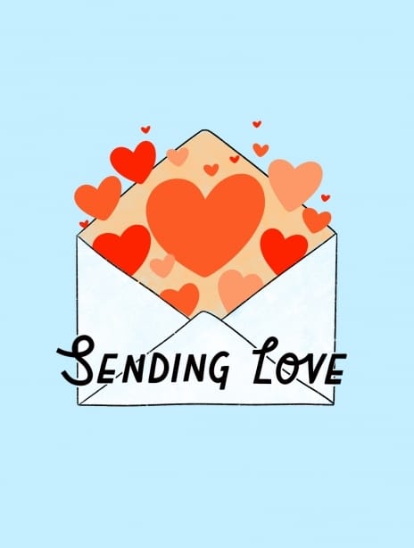 everyday card sending love