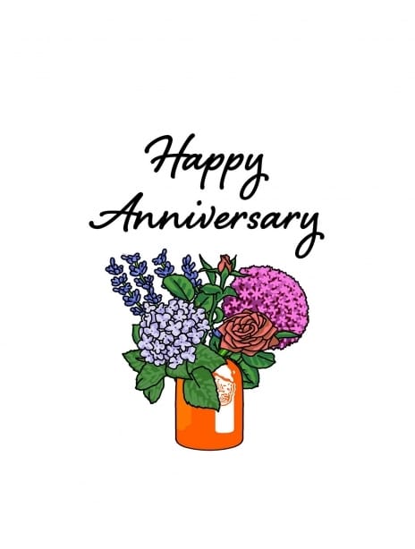 2022 anniversary clairehuntley flowervase